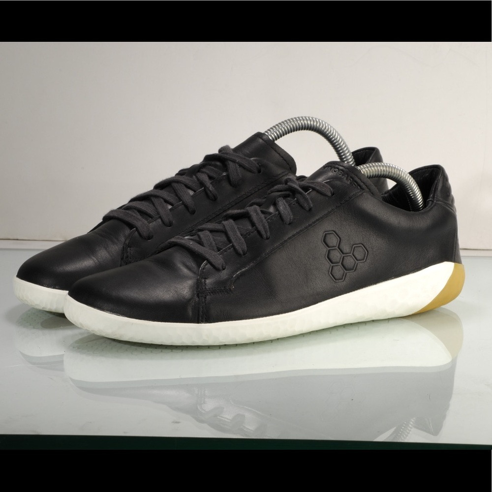 COPY - Vivobarefoot Womens 41 Court Walking Shoes Minimalist Trainer Leather Bl…